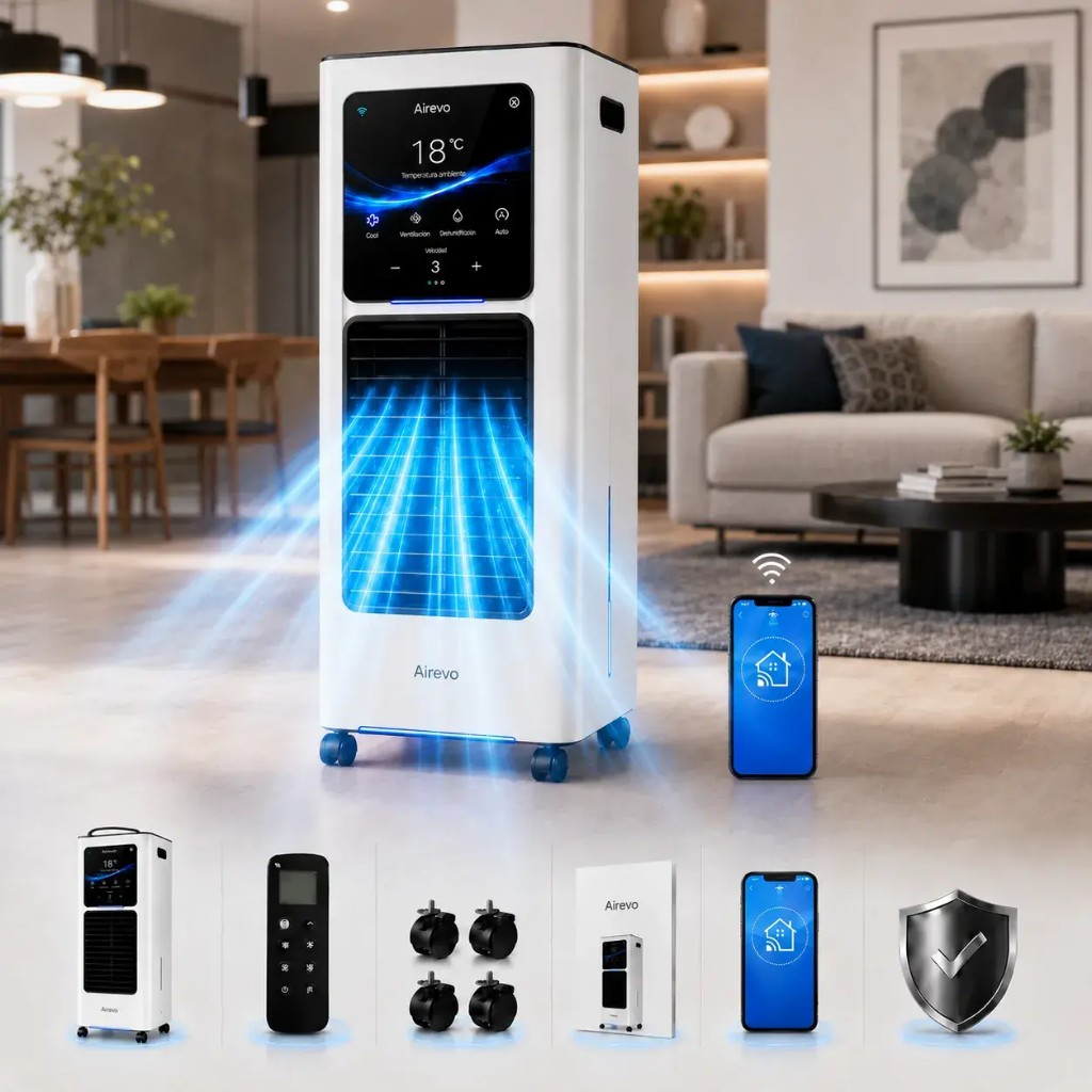 Airevo climatizzatore portatile 4 in 1 senza installazione