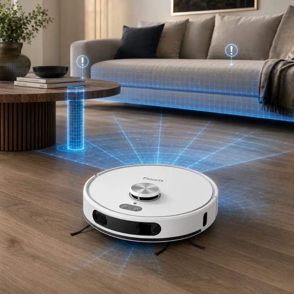 Floorix navigazione LiDAR 360 gradi mappa la casa